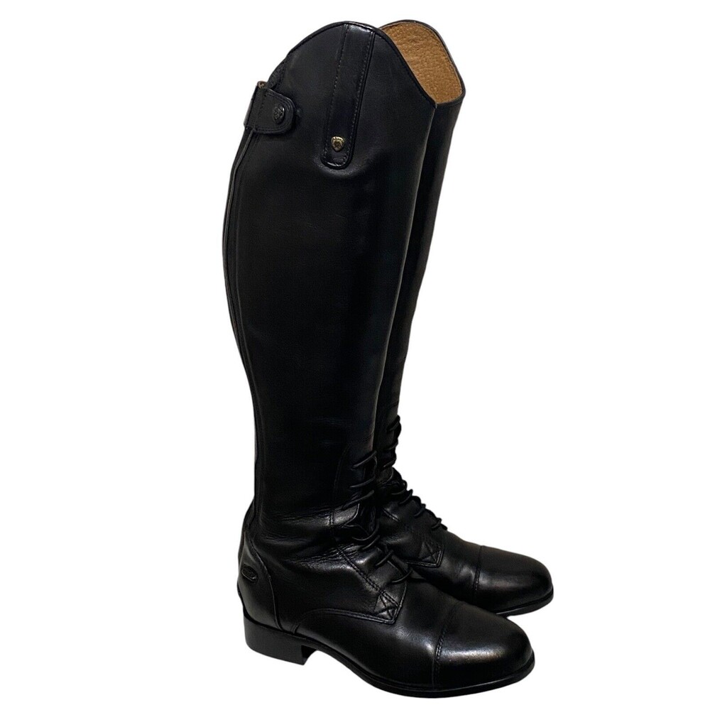 Ladies ARIAT Heritage Contour English Equestrian Field Boots sz 5.5 Short Reg